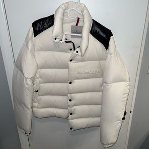 White Moncler puffer mens size Large